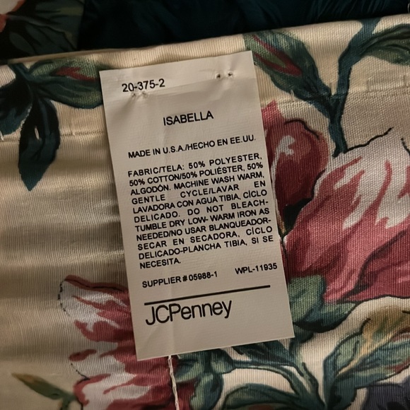 jcpenney Accents 2 Isabella Floral Window Valances Poshmark